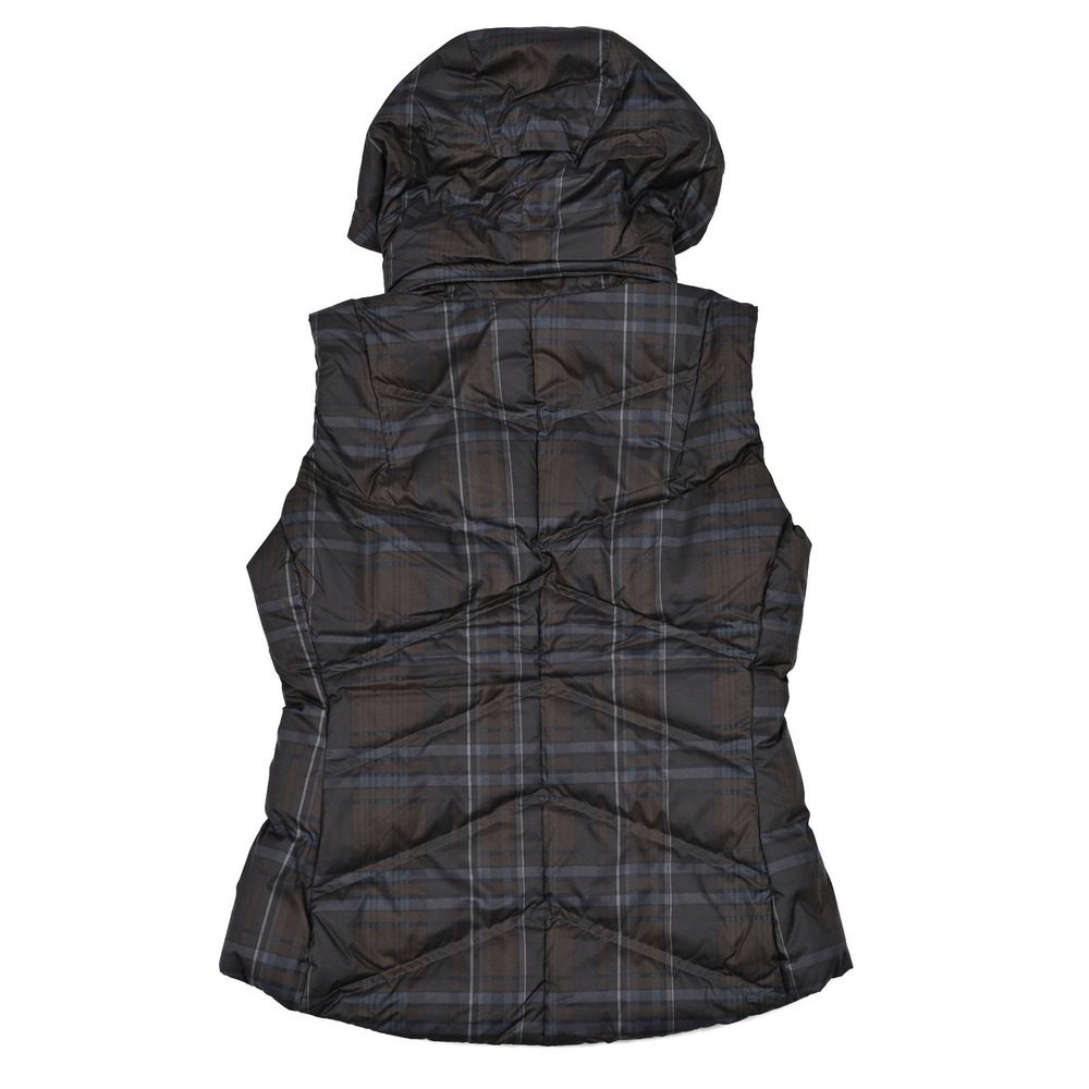 Patagonia Down With It Full Zip Vest Women's Small Plaid Hooded 600 Fill #28395 - Picture 7 of 13